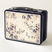 Floral Metal Lunch Box (Rückseite)