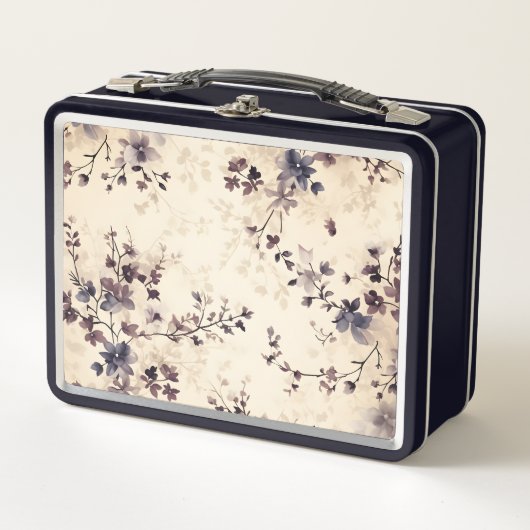 Floral Metal Lunch Box (Vorderseite)