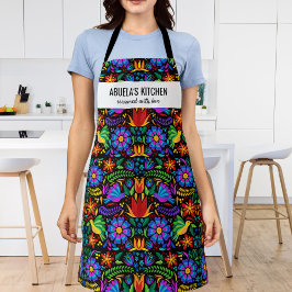 Floral mexikanisches Muster Abuelas KüchenCustom Schürze
