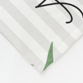 Floral Milestone Baby Blanket Fleecedecke (Ecke)