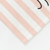 Floral Milestone Baby Blanket Fleecedecke (Ecke)