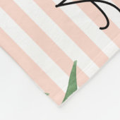 Floral Milestone Baby Blanket Fleecedecke (Ecke)