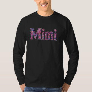 Floral Mimi Present von Grandkid's Geburtstag Chri T-Shirt