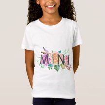 Floral Mini Watercolor KidsShirt