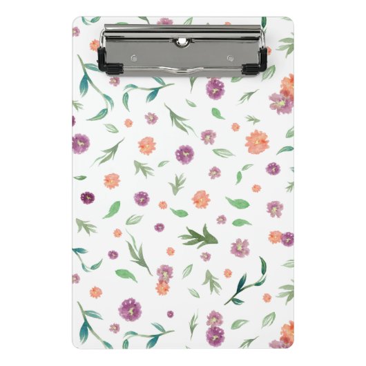 Floral Mini-Zwischenablage für Mama | Geschenk Mini Klemmbrett (Vorderseite)