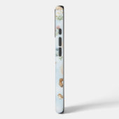 Floral Miniature Pony Phone Case (Rückseite / Links)