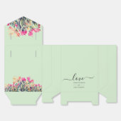 Floral Minze Green Liebe Gevor Box Geschenkschachtel (Ungefaltet)