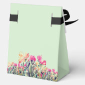 Floral Minze Green Liebe Gevor Box Geschenkschachtel (Rückseite)