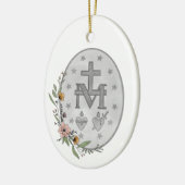 Floral-Mirakulous-Medaille Keramik Ornament (Links)
