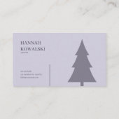 Floral Misty Mountain Waterfall Gold Frame Visitenkarte (Rückseite)