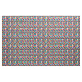 Floral mit geometrischen Formen der 60er Jahre Stoff (Fat Quarter (45,7 x 55,9 cm))