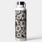 Floral mit Monogramm Trinkflasche (Rückseite)