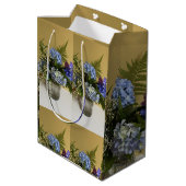 floral mittlere geschenktüte (Rückseite Schrägansicht)
