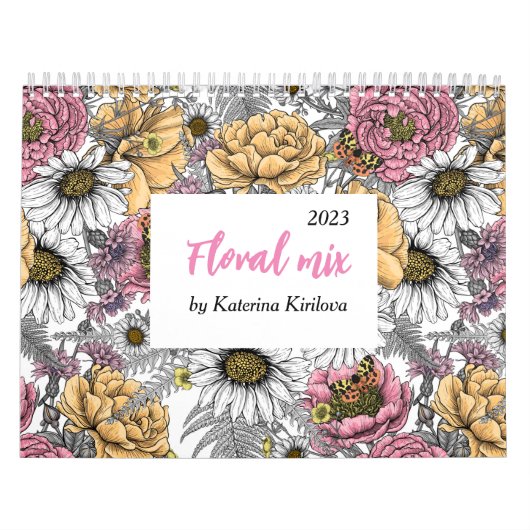 Floral mix Calendar Kalender (Titelbild)