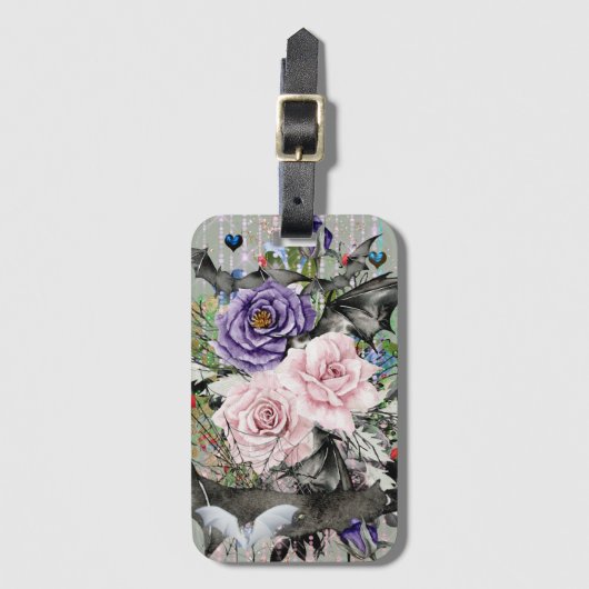 Floral Mix Gepäckanhänger (Vorderseite Vertikal)