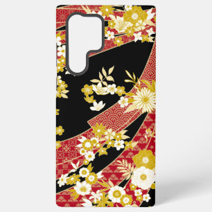 Floral Mix Kimono Muster Samsung Galaxy Hülle