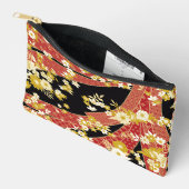 Floral Mix Kimono Muster Zubehörtasche (Offen)