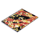 Floral Mix Kimono Pattern Notizblock (Linke Seite)