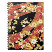 Floral Mix Kimono Pattern Notizblock (Vorderseite)