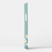 Floral modern, blau, mädchenhaft elegant stilvolle Case-Mate iPhone hülle (Rückseite / Rechts)