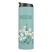 Floral modern, blau, mädchenhaft elegant stilvolle