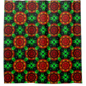 Floral Modern Boho Elegant Abstract Pattern #504 Duschvorhang (Vorderseite)