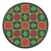 Floral Modern Boho Elegant Abstract Pattern #504 Eishockey Puck (Vorderseite)