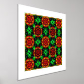 Floral Modern Boho Elegant Abstract Pattern #504 Foliendrucke (Ablage )