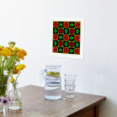 Floral Modern Boho Elegant Abstract Pattern #504 Foliendrucke (Ablage(Küche))