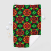 Floral Modern Boho Elegant Abstract Pattern #504 Golfhandtuch (Insitu)