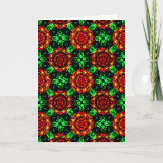 Floral Modern Boho Elegant Abstract Pattern #504 Karte (Vorderseite)