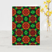Floral Modern Boho Elegant Abstract Pattern #504 Karte (Gelbe Blume)