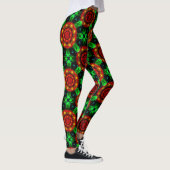 Floral Modern Boho Elegant Abstract Pattern #504 Leggings (Rechts)