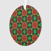 Floral Modern Boho Elegant Abstract Pattern #504 Ornament (Vorderseite)