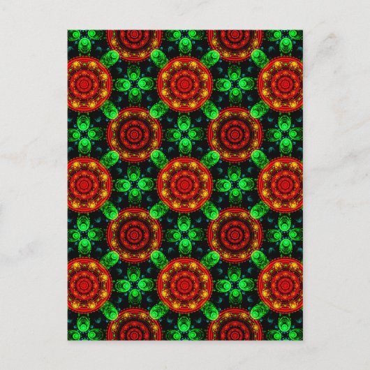 Floral Modern Boho Elegant Abstract Pattern #504 Postkarte (Vorderseite)