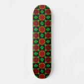 Floral Modern Boho Elegant Abstract Pattern #504 Skateboard (Vorderseite)