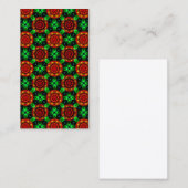 Floral Modern Boho Elegant Abstract Pattern #504 Visitenkarte (Vorne/Hinten)