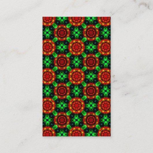 Floral Modern Boho Elegant Abstract Pattern #504 Visitenkarte (Vorderseite)