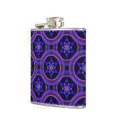 Floral Modern Boho Elegant Abstract Pattern #505 Flachmann (Links)
