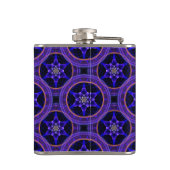 Floral Modern Boho Elegant Abstract Pattern #505 Flachmann (Rückseite)