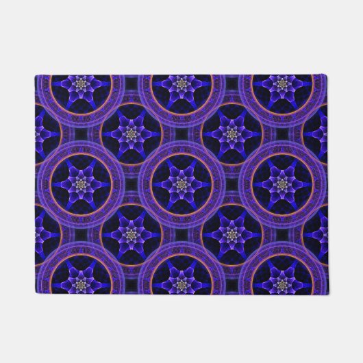 Floral Modern Boho Elegant Abstract Pattern #505 Fußmatte (Vorderseite)