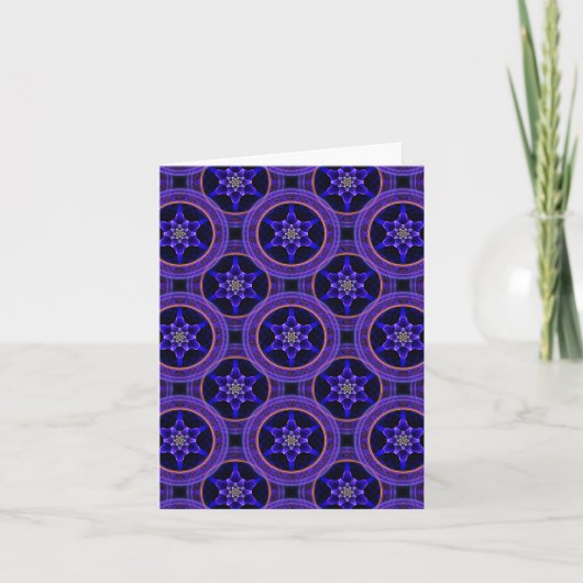 Floral Modern Boho Elegant Abstract Pattern #505 Karte (Vorderseite)