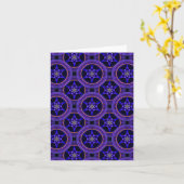 Floral Modern Boho Elegant Abstract Pattern #505 Karte (Gelbe Blume)