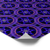 Floral Modern Boho Elegant Abstract Pattern #505 Poster (Ecke)