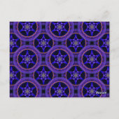 Floral Modern Boho Elegant Abstract Pattern #505 Postkarte (Rückseite)