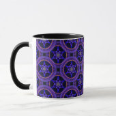 Floral Modern Boho Elegant Abstract Pattern #505 Tasse (Links)