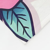 Floral Modern Luxus Geschenksammlung Fleecedecke (Ecke)