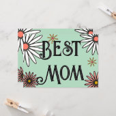 Floral Modern Mother Day Karte (Vorderseite/Rückseite Beispiel)