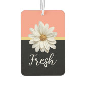 Floral Modern Trendy Autolufterfrischer (Rückseite)