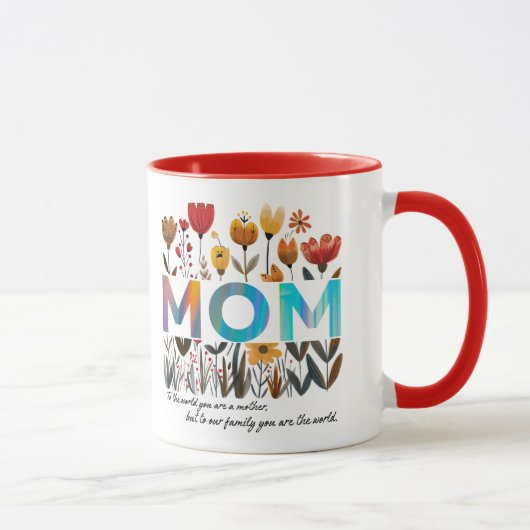 Floral MOM mug Tasse (Rechts)